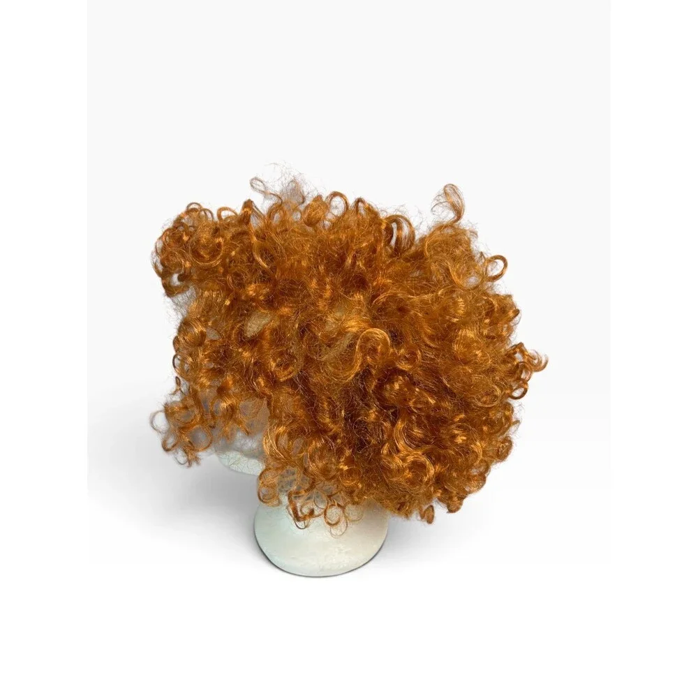 Adult Orange Curly Wig